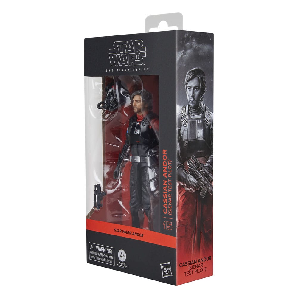 Star Wars: Andor Black Series Actionfigur Cassian Andor (Sienar Test Pilot) 15 cm Image 4