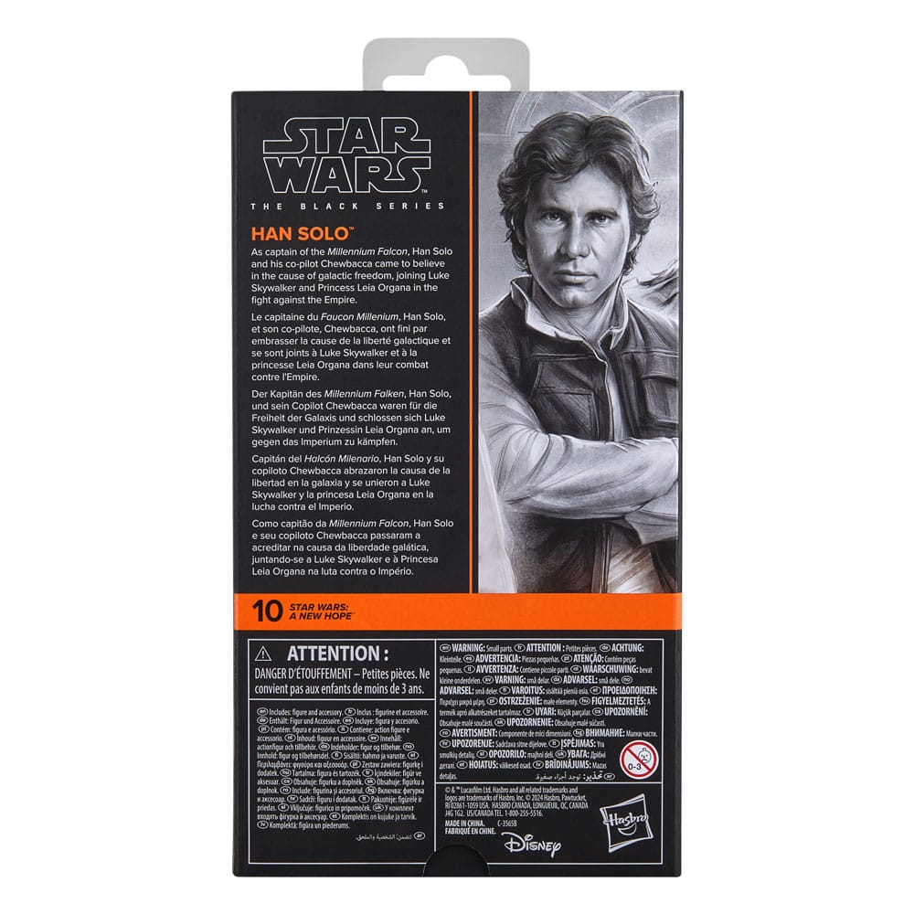 Star Wars Episode IV Black Series Actionfigur Han Solo 15 cm Image 4