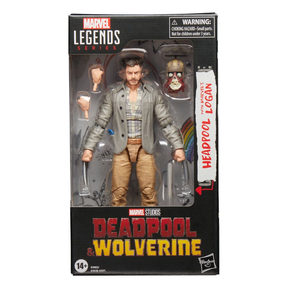 Deadpool & Wolverine Marvel Legends Actionfigur Headpool with Marvel's Logan 15 cm Image 9
