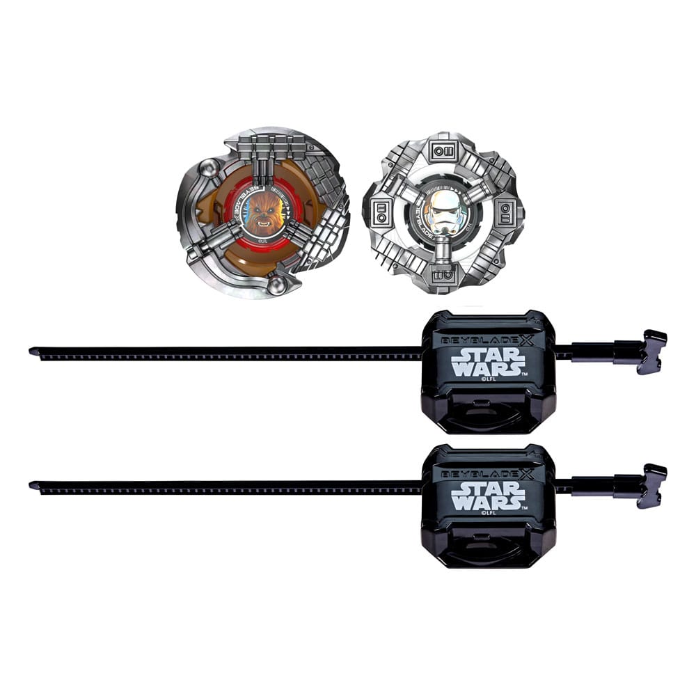 Beyblade X und Star Wars Collab Chewbacca 4-80LF vs. Stormtrooper 5-70B Image 1