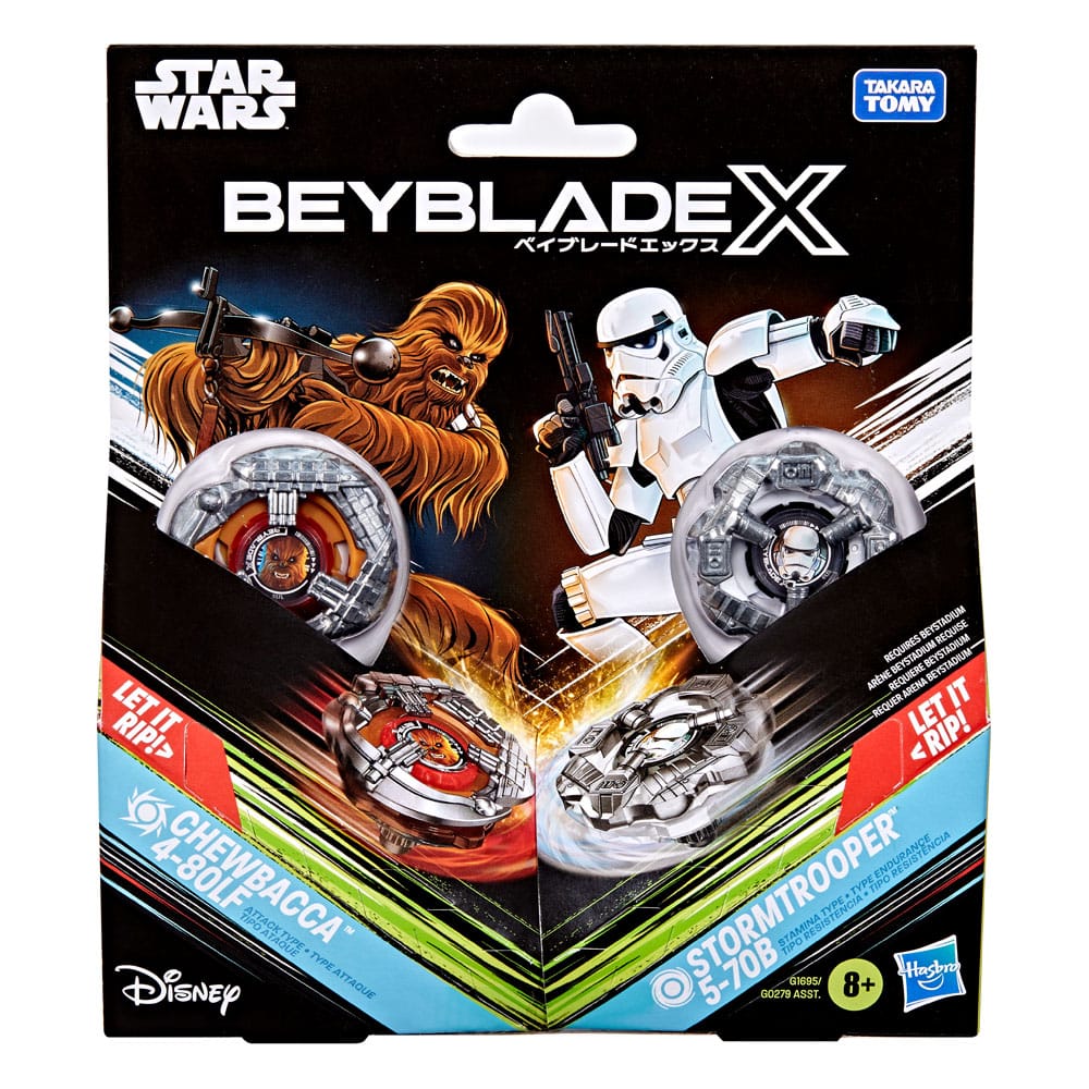 Beyblade X und Star Wars Collab Chewbacca 4-80LF vs. Stormtrooper 5-70B Image 6