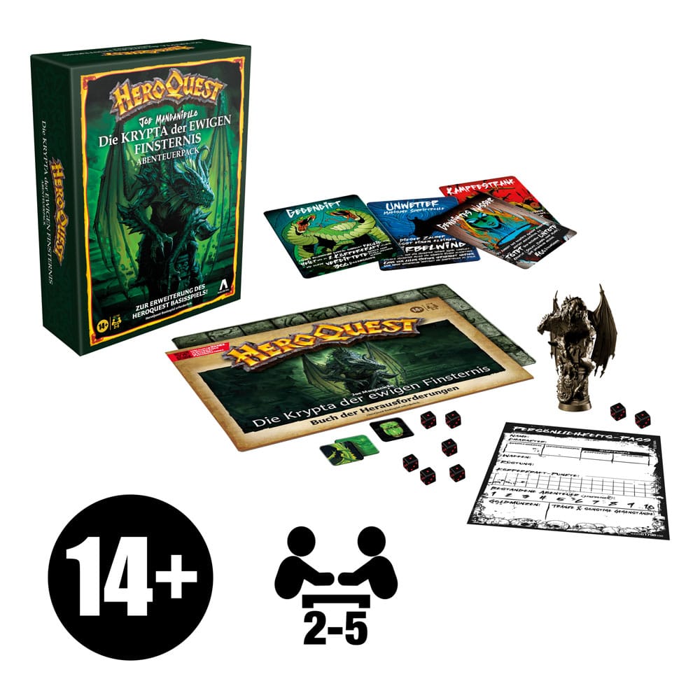 HeroQuest Brettspiel-Erweiterung Die Krypta der ewigen Finsternis Abenteuerpack *Deutsche Version* Image 5