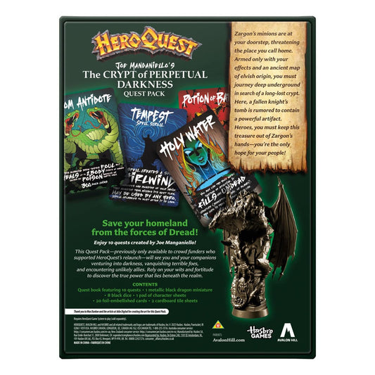 HeroQuest Brettspiel-Erweiterung The Crypt of Perpetual Darkness Abenteuerpack *Englische Version* Image 2
