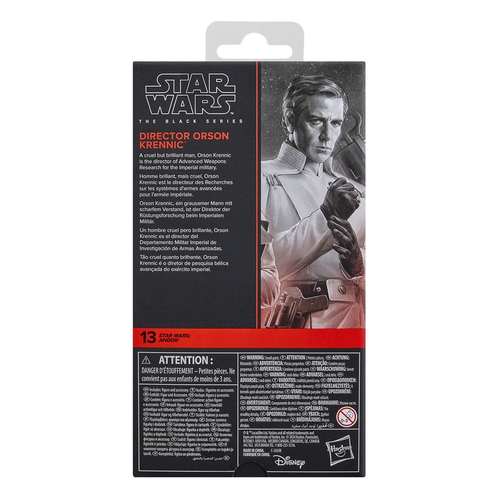 Star Wars: Andor Black Series Actionfigur Director Orson Krennic 15 cm Image 3