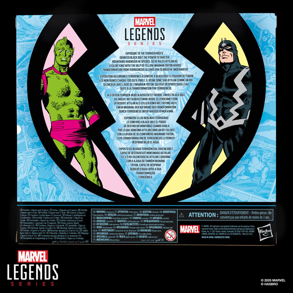 Inhumans Marvel Legends Actionfiguren 2er-Pack Black Bolt & Marvel's Triton 15 cm Image 4