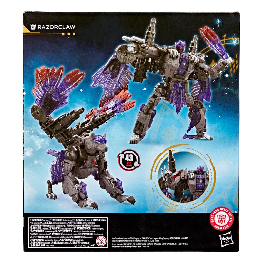 Transformers Age of the Primes Leader Class Actionfigur Razorclaw 19 cm Image 2