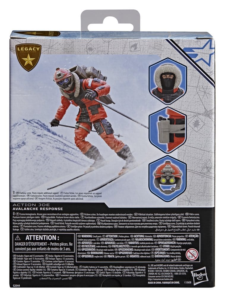 G.I. Joe Classified Series Legacy Collection Actionfigur Action Joe - Avalanche Response 15 cm Image 2
