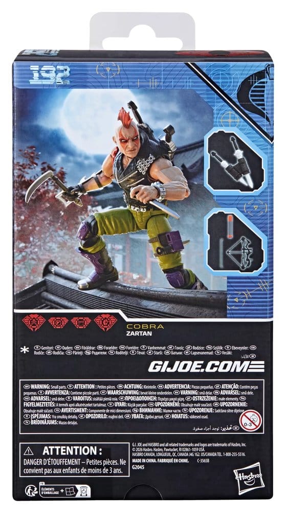 G.I. Joe Classified Series Actionfigur #192 Ninja Force Zartan 15 cm Image 8
