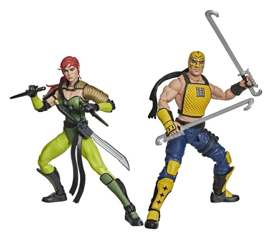 G.I. Joe Classified Series Actionfiguren 2er-Pack #212 Ninja Force Scarlett & T'Jbang 15 cm Image 1