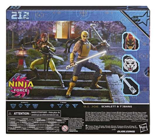 G.I. Joe Classified Series Actionfiguren 2er-Pack #212 Ninja Force Scarlett & T'Jbang 15 cm Image 2