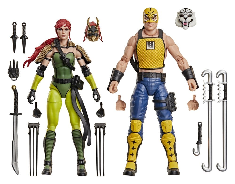 G.I. Joe Classified Series Actionfiguren 2er-Pack #212 Ninja Force Scarlett & T'Jbang 15 cm Image 4