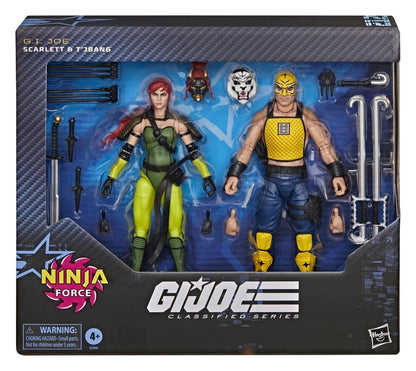 G.I. Joe Classified Series Actionfiguren 2er-Pack #212 Ninja Force Scarlett & T'Jbang 15 cm Image 5