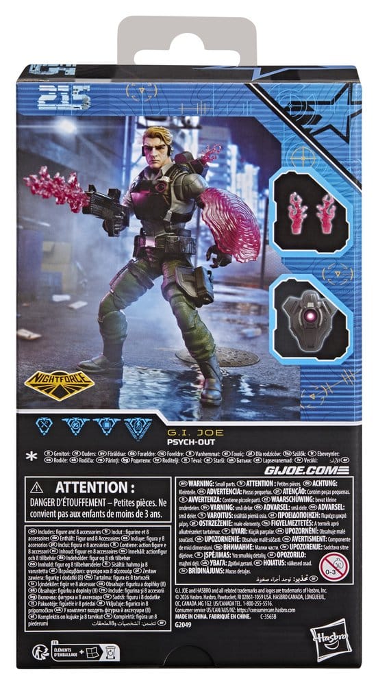 G.I. Joe Classified Series Actionfigur Night Force: Psych-Out 15 cm Image 2