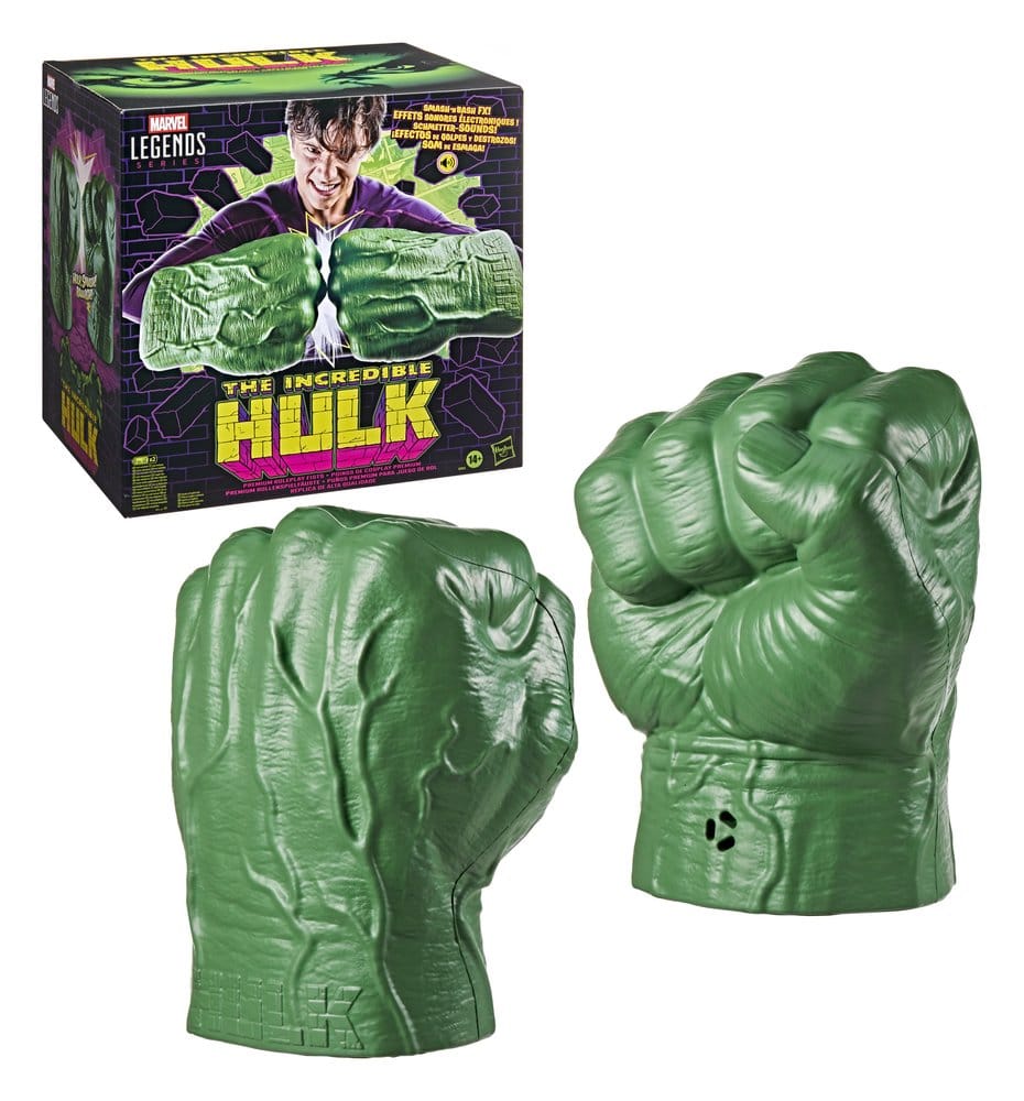 The Incredible Hulk Marvel Legends Premium Roleplay-Fäuste Image 3