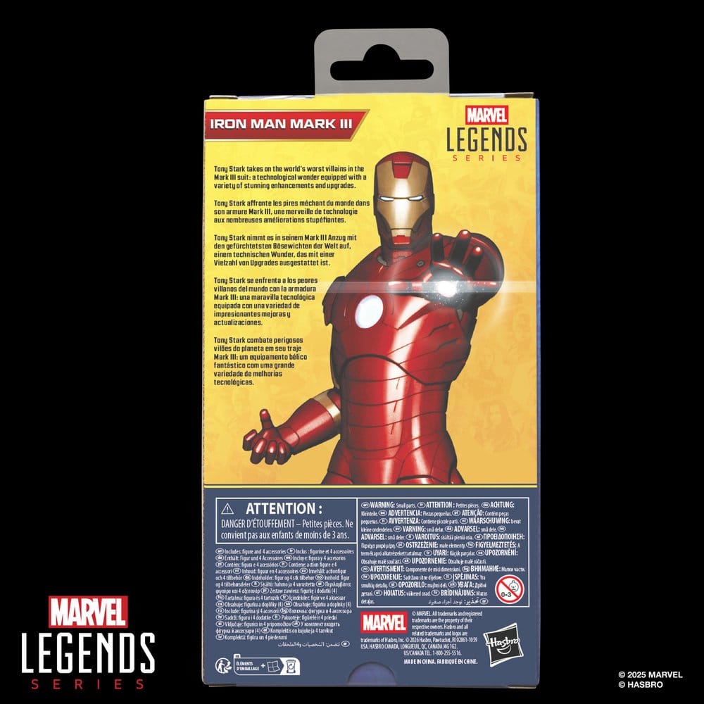 Iron Man Marvel Legends Series Actionfigur Iron Man Mark III 15 cm Image 9
