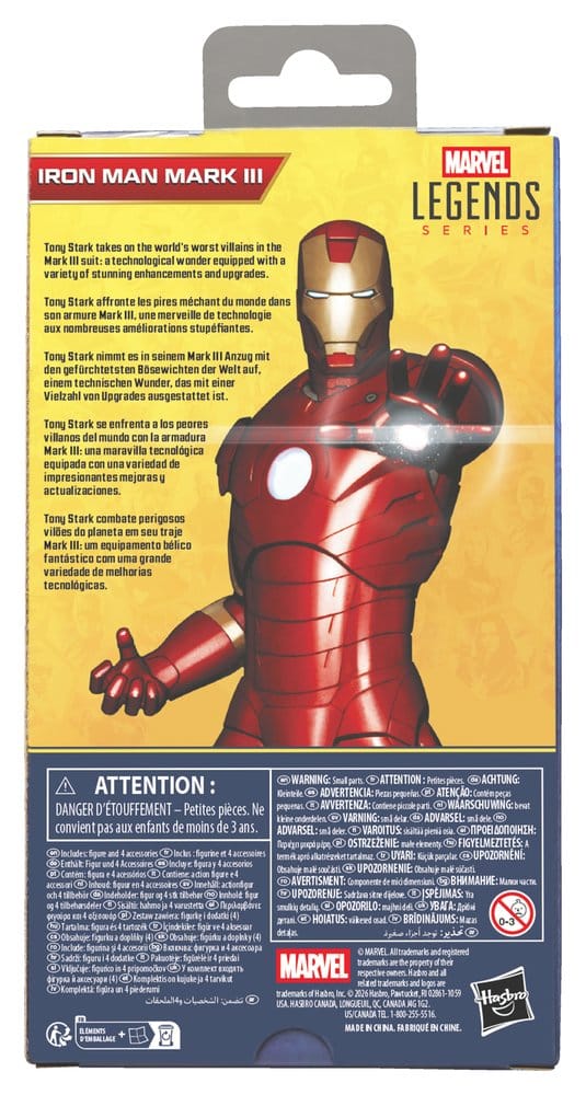 Iron Man Marvel Legends Series Actionfigur Iron Man Mark III 15 cm Image 10