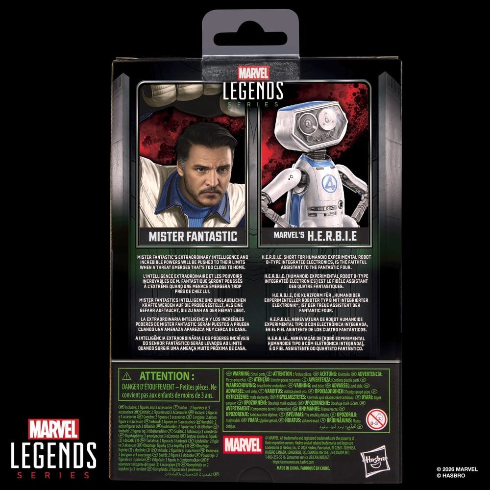 Avengers: Doomsday Marvel Legends Actionfiguren 2er-Pack Mister Fantastic & Marvel's H.E.R.B.I.E. 15 cm Image 3