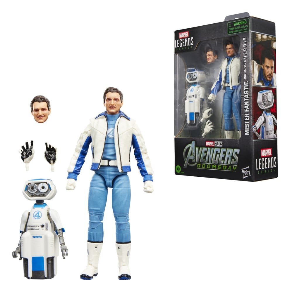 Avengers: Doomsday Marvel Legends Actionfiguren 2er-Pack Mister Fantastic & Marvel's H.E.R.B.I.E. 15 cm Image 4