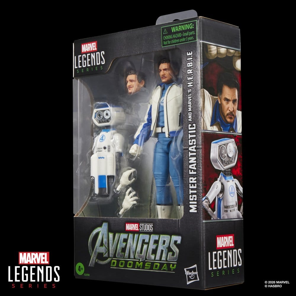 Avengers: Doomsday Marvel Legends Actionfiguren 2er-Pack Mister Fantastic & Marvel's H.E.R.B.I.E. 15 cm Image 11