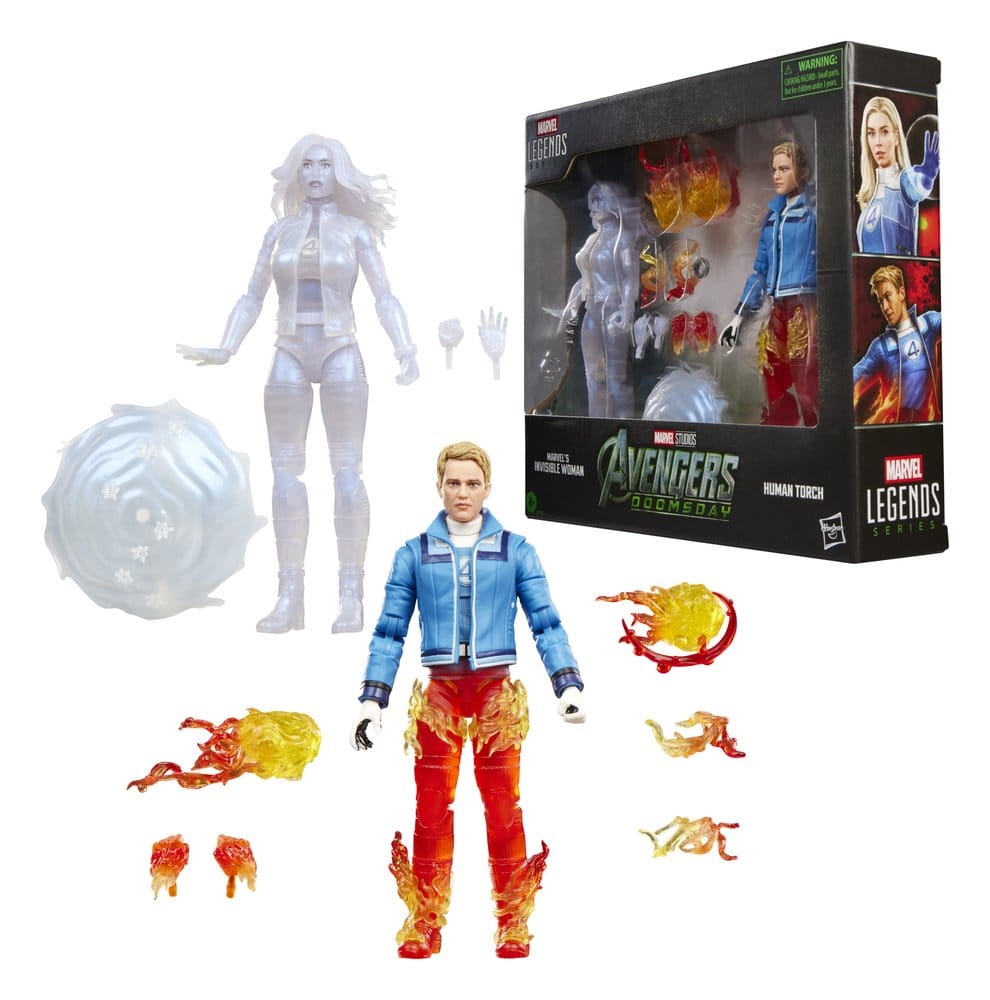 Avengers: Doomsday Marvel Legends Actionfiguren 2er-Pack Marvel's Invisible Woman & Human Torch 15 cm Image 4