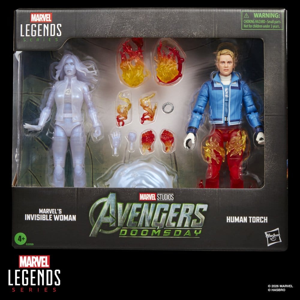 Avengers: Doomsday Marvel Legends Actionfiguren 2er-Pack Marvel's Invisible Woman & Human Torch 15 cm Image 11