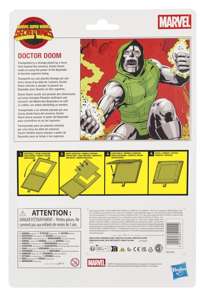 Secret Wars Marvel Legends Actionfigur Doctor Doom 15 cm Image 2