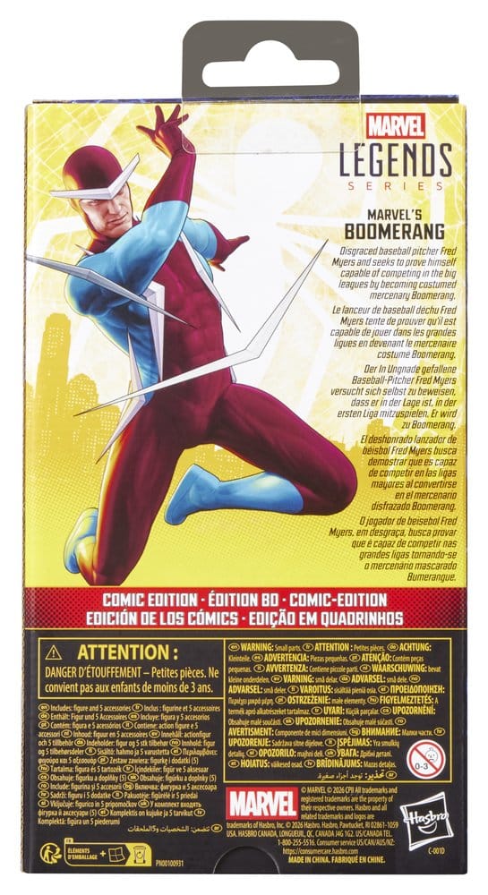 Spider-Man: Brand New Day Marvel Legends Actionfigur Marvel's Boomerang 15 cm Image 2