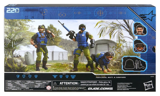G.I. Joe Classified Series Actionfiguren 3er-Pack #220 Mad Marauders: Footloose & Mutt & Junkyard 15 cm Image 2