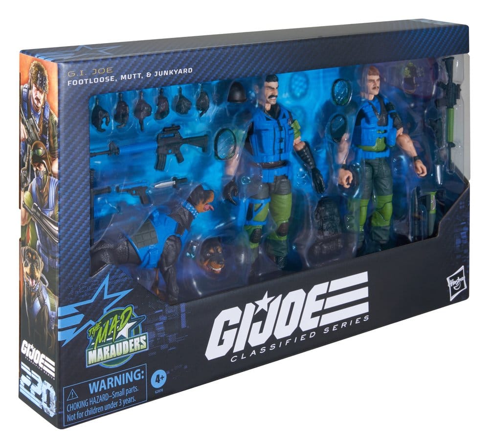 G.I. Joe Classified Series Actionfiguren 3er-Pack #220 Mad Marauders: Footloose & Mutt & Junkyard 15 cm Image 10
