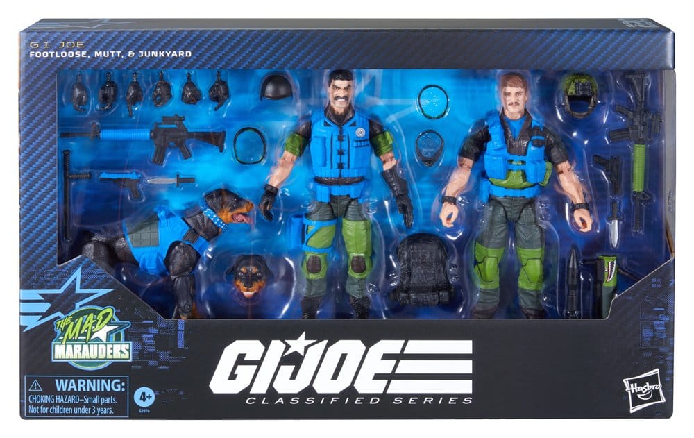 G.I. Joe Classified Series Actionfiguren 3er-Pack #220 Mad Marauders: Footloose & Mutt & Junkyard 15 cm Image 14