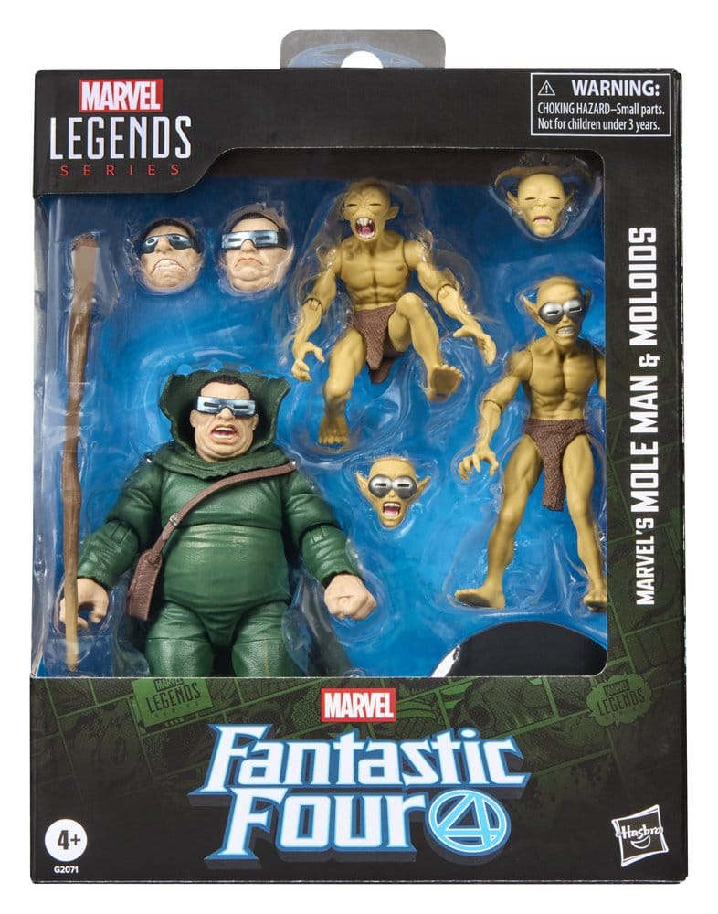 Fantastic Four Marvel Legends Actionfiguren 3er-Pack Marvel's Mole Man & Moloids 15 cm Image 5