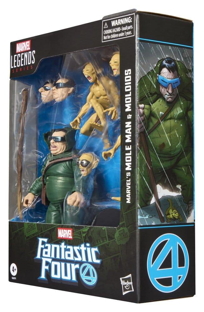 Fantastic Four Marvel Legends Actionfiguren 3er-Pack Marvel's Mole Man & Moloids 15 cm Image 6