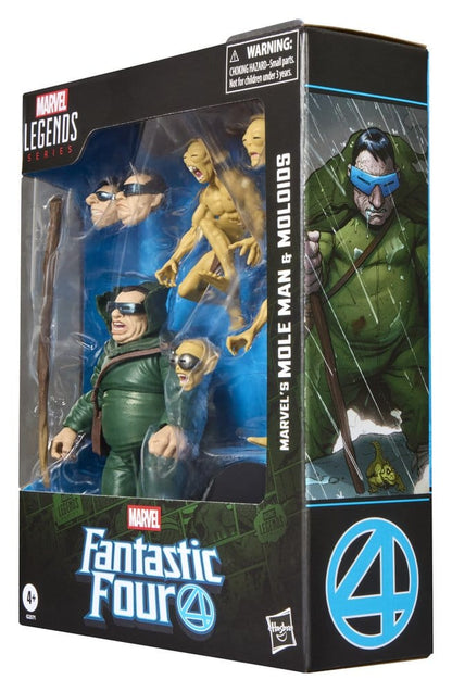 Fantastic Four Marvel Legends Actionfiguren 3er-Pack Marvel's Mole Man & Moloids 15 cm Image 6