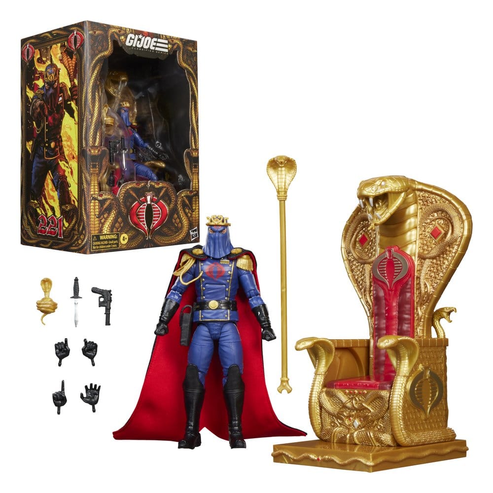 G.I. Joe Classified Series Actionfigur Cobra Commander in Dress Uniform & Throne 15 cm Image 3