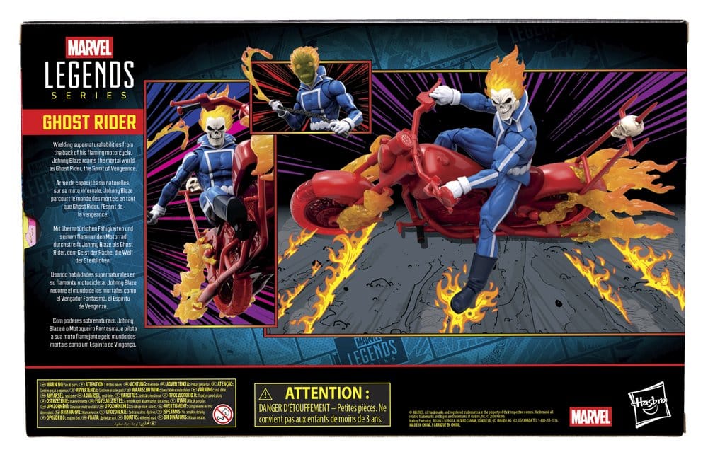 Ghost Rider Marvel Legends Actionfigur  Johnny Blaze with Motorcycle 15 cm Image 6
