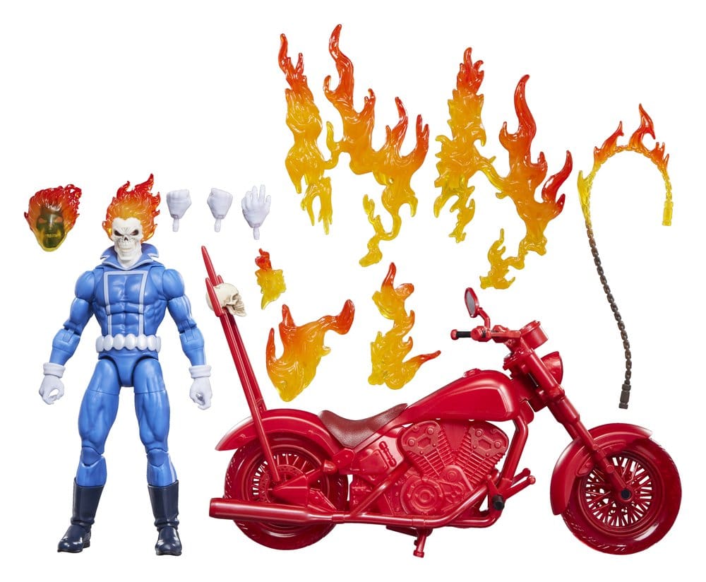 Ghost Rider Marvel Legends Actionfigur  Johnny Blaze with Motorcycle 15 cm Image 22