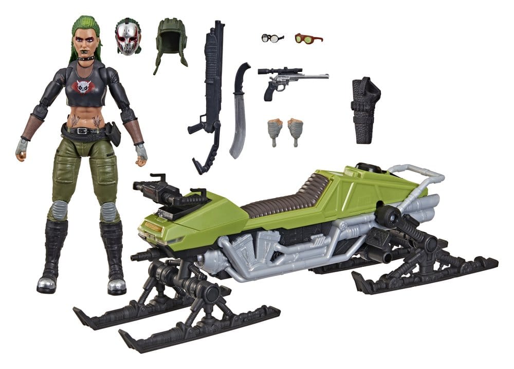 G.I. Joe Classified Series Actionfigur und Fahrzeugset #194 Zanya und Dreadnok Chameleon (Swamp Skier) 15 cm Image 4