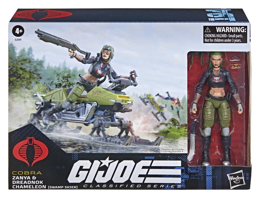 G.I. Joe Classified Series Actionfigur und Fahrzeugset #194 Zanya und Dreadnok Chameleon (Swamp Skier) 15 cm Image 5