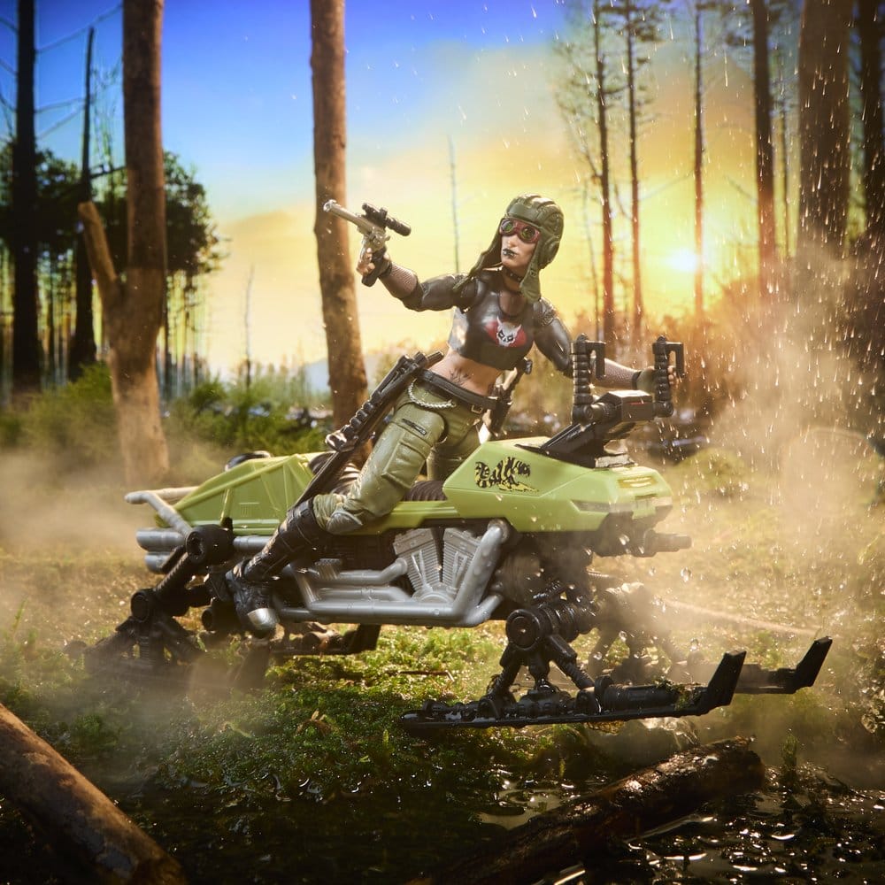 G.I. Joe Classified Series Actionfigur und Fahrzeugset #194 Zanya und Dreadnok Chameleon (Swamp Skier) 15 cm Image 6