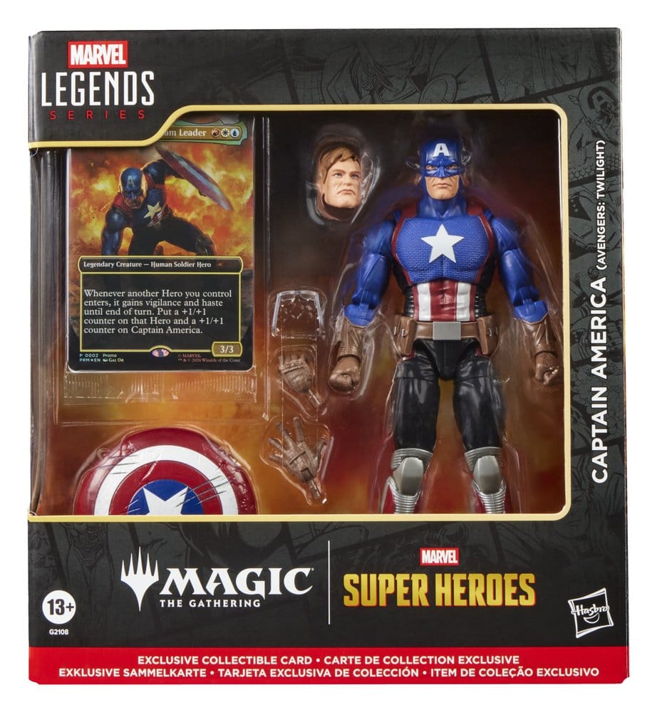 Magic The Gathering: Marvel Super Heroes Marvel Legends Actionfigur Captain America (Avengers: Twilight) 15 cm Image 5