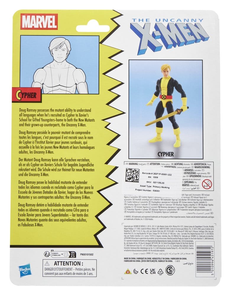 The Uncanny X-Men Marvel Legends Actionfigur Cypher 15 cm Image 3