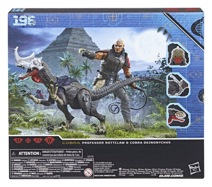 G.I. Joe Classified Series Actionfigur en 2er-Pack #196 Professor Rottclaw & Cobra Deinonychus 15 cm Image 2