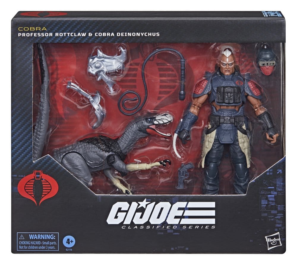 G.I. Joe Classified Series Actionfigur en 2er-Pack #196 Professor Rottclaw & Cobra Deinonychus 15 cm Image 6