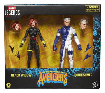 Avengers Marvel Legends Actionfiguren 2er-Pack Black Widow & Quicksilver 15 cm Image 2