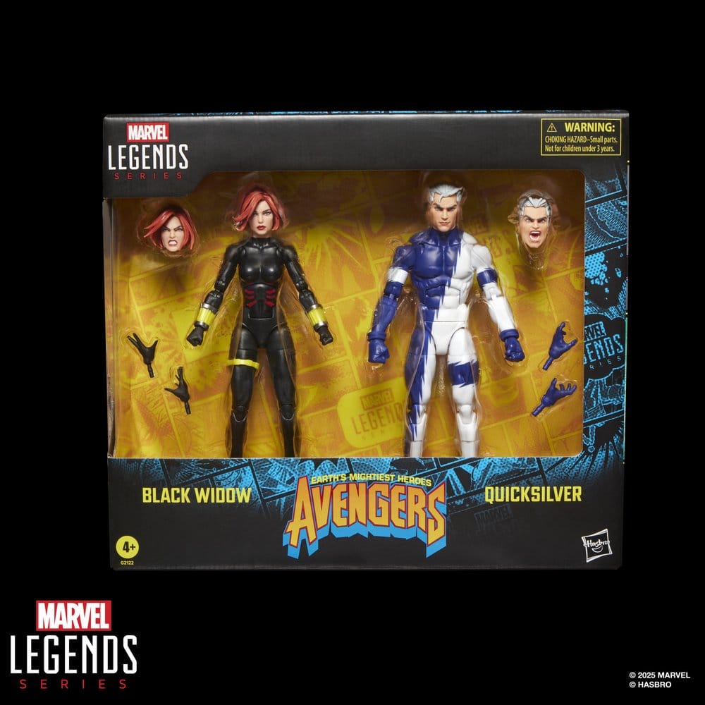 Avengers Marvel Legends Actionfiguren 2er-Pack Black Widow & Quicksilver 15 cm Image 3