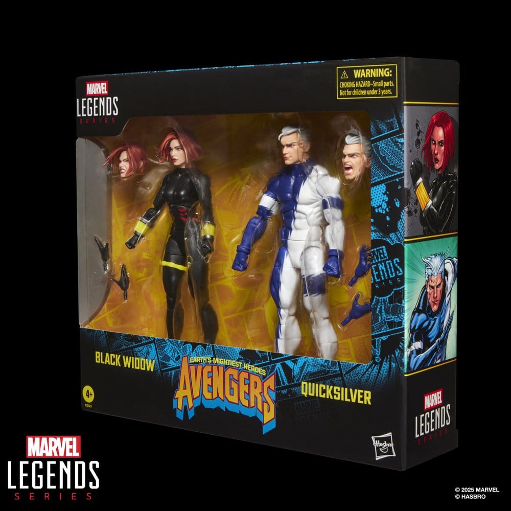 Avengers Marvel Legends Actionfiguren 2er-Pack Black Widow & Quicksilver 15 cm Image 4