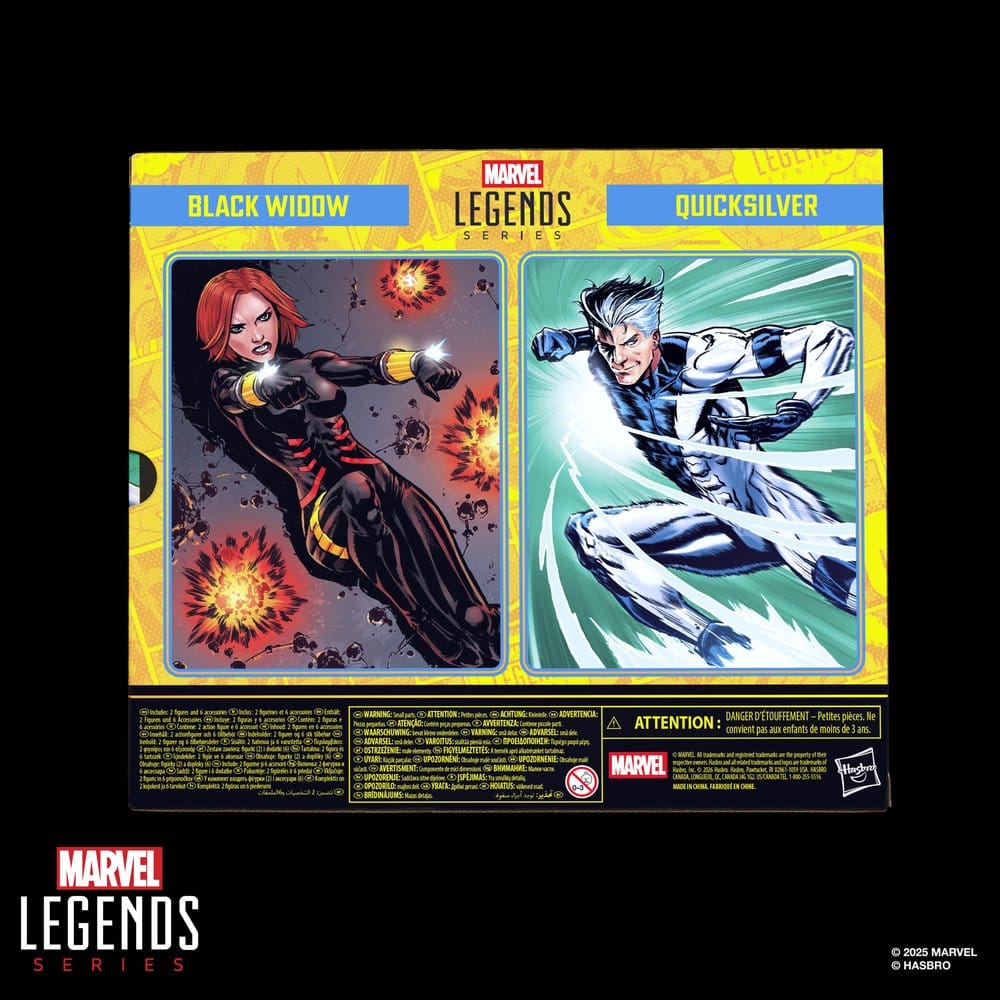 Avengers Marvel Legends Actionfiguren 2er-Pack Black Widow & Quicksilver 15 cm Image 6