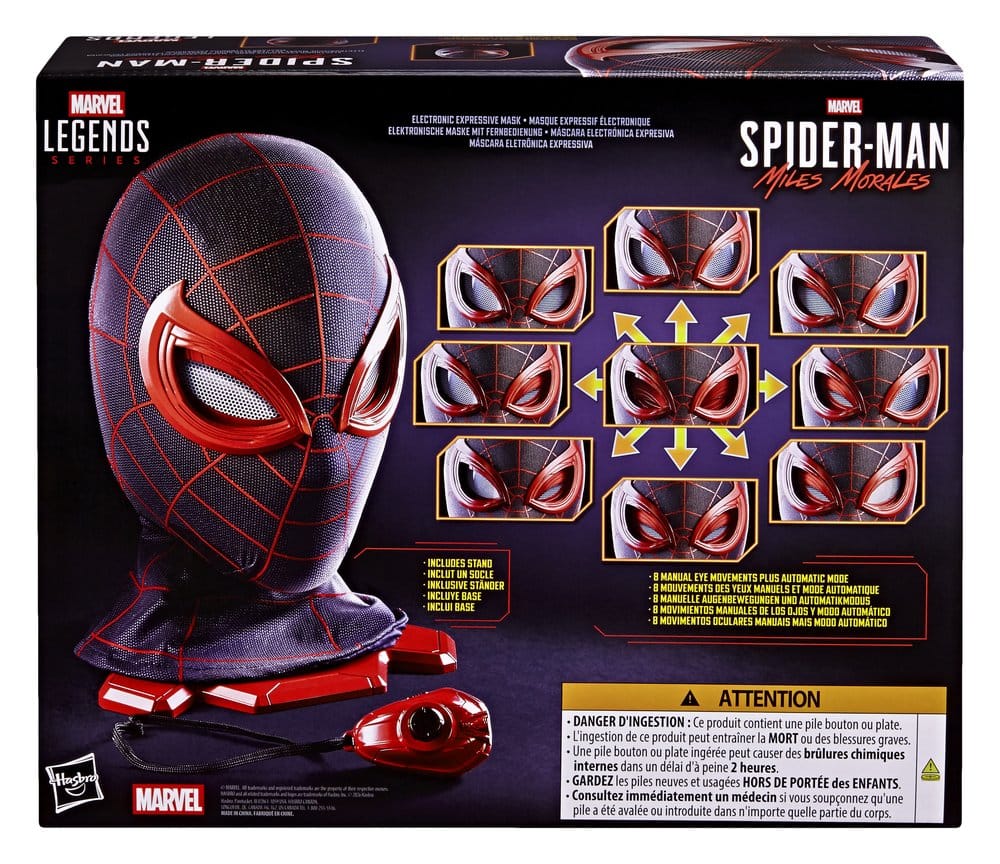 Spider-Man: Miles Morales Marvel Legends Elektronische Maske mit Fernbedienung Image 2