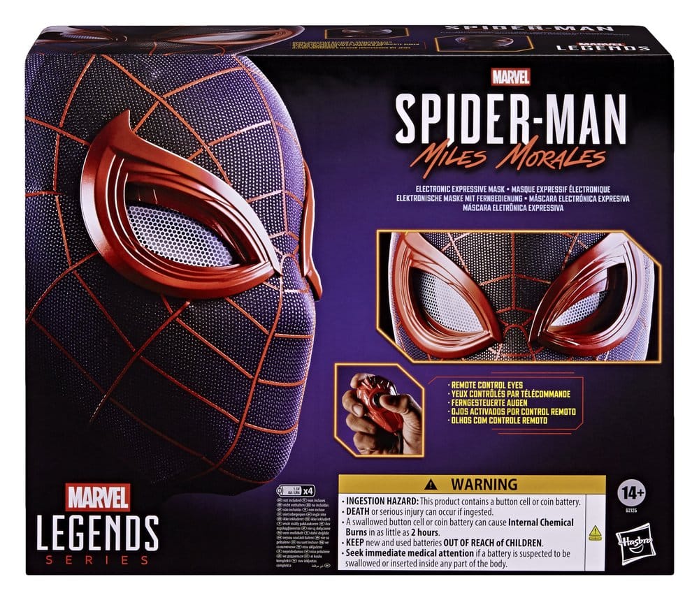 Spider-Man: Miles Morales Marvel Legends Elektronische Maske mit Fernbedienung Image 5