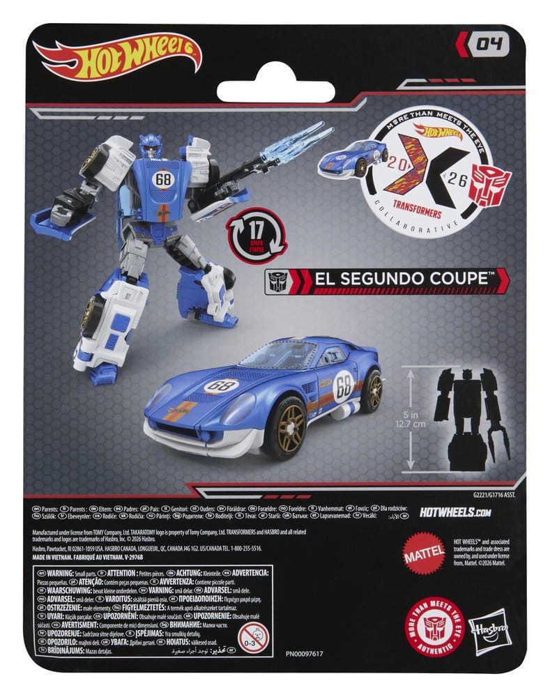 Transformers x Hot Wheels Collaborative Deluxe Class Actionfigur El Segundo Coupe 13 cm Image 2